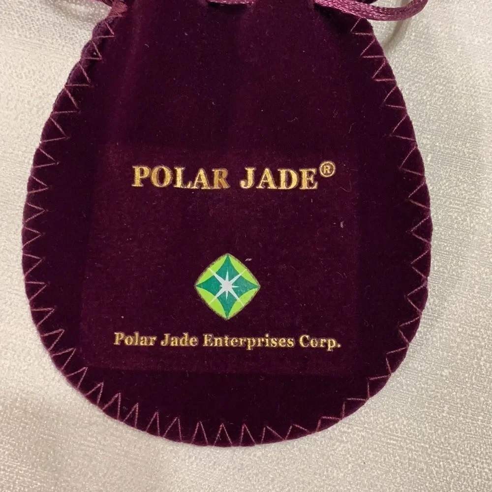 Polar Jade silvertone angel wing necklace. NWT